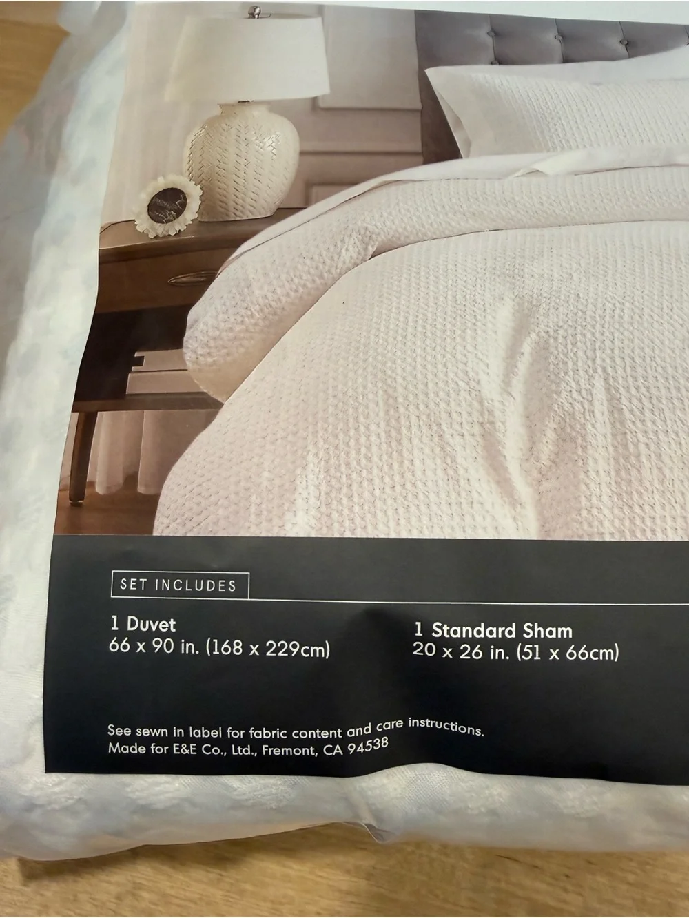 Classic White 2-Piece Duvet Cover Set - Twin/Twin XL New